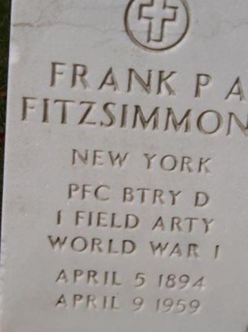 Frank P Fitzsimmons on Sysoon