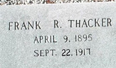 Frank R. Thacker on Sysoon