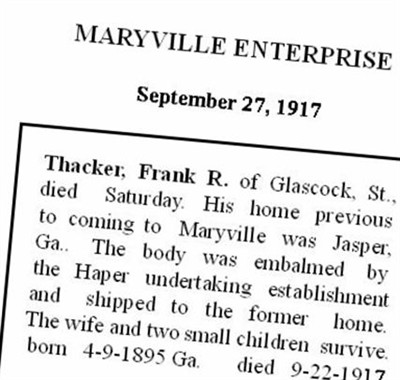 Frank R. Thacker on Sysoon
