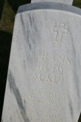 Frank Rudy Sukup on Sysoon