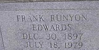 Frank Runyon Edwards on Sysoon
