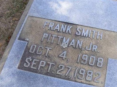 Frank S. Pittman, Jr on Sysoon