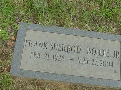 Frank Sherrod Boddie, Jr on Sysoon