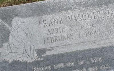 Frank Vasquez, Jr on Sysoon