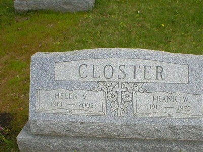 Frank W Closter on Sysoon