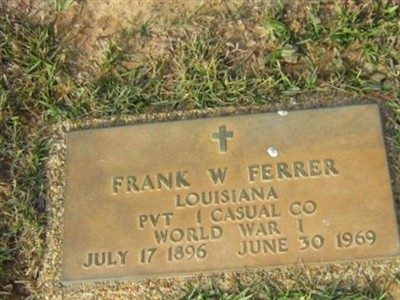 Frank W. Ferrer on Sysoon