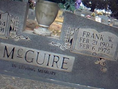 Frank W McGuire on Sysoon