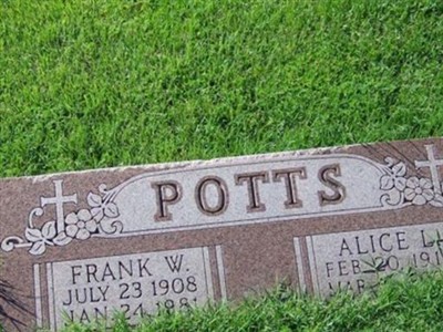 Frank W. Potts on Sysoon