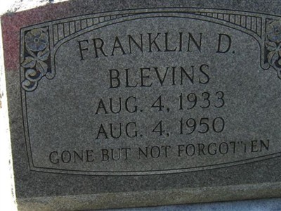 Franklin D Blevins on Sysoon