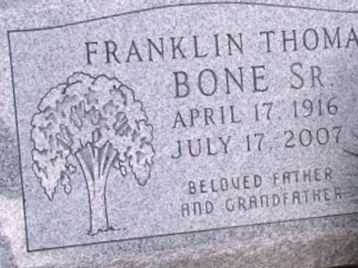 Franklin Thomas Bone, Sr on Sysoon