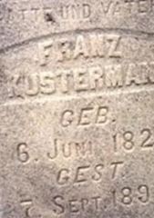 Franz Kustermann on Sysoon
