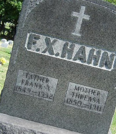 Franz Xavier Hahn on Sysoon