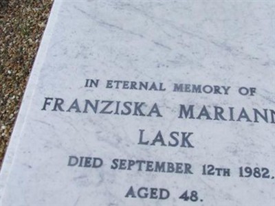 Franziska Marianne Lask on Sysoon