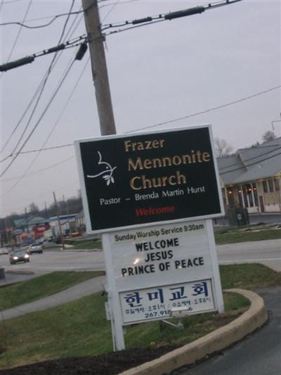 Frazer Mennonite Church Cemetery on Sysoon