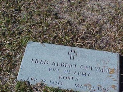 Fred Albert Chesser on Sysoon