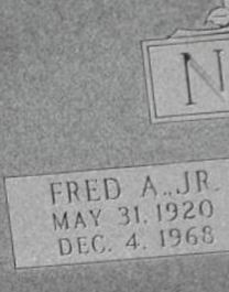 Fred Augusta Niemann, Jr on Sysoon