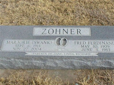Fred Ferdinand Zohner on Sysoon
