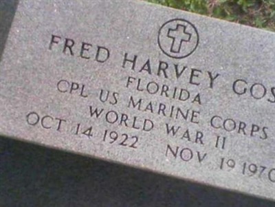 Fred Harvey Goss on Sysoon