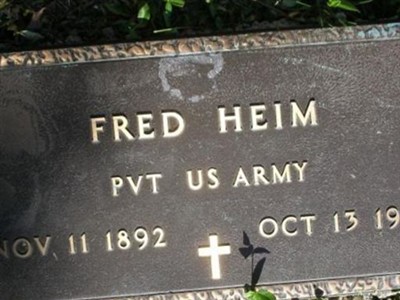Fred Heim on Sysoon
