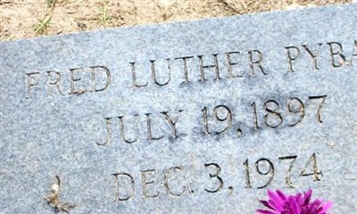 Fred Luther Pybas on Sysoon