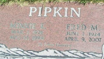 Fred M Pipkin on Sysoon