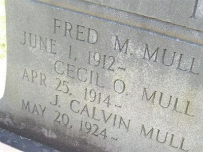 Fred McCoy Mull on Sysoon