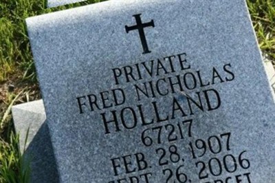 Fred Nicholas (Nick) Holland on Sysoon