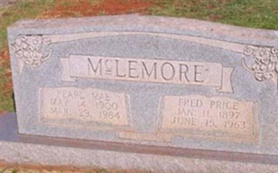 Fred Price McLemore on Sysoon