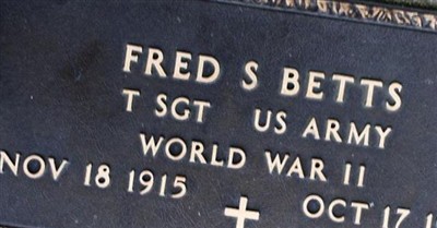 Fred S Betts on Sysoon