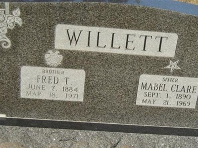 Fred T. Willett on Sysoon