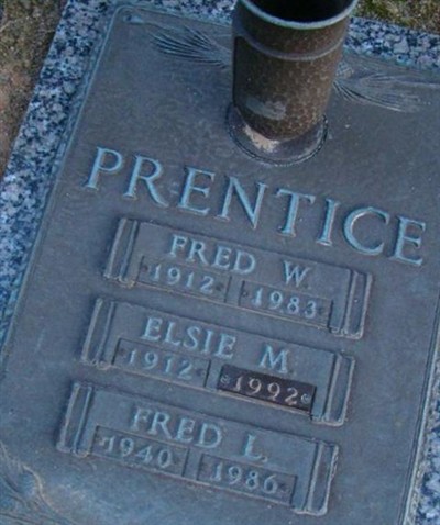 Fred W. Prentice on Sysoon