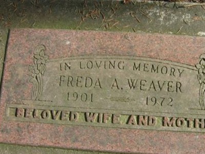 Freda A Weaver on Sysoon