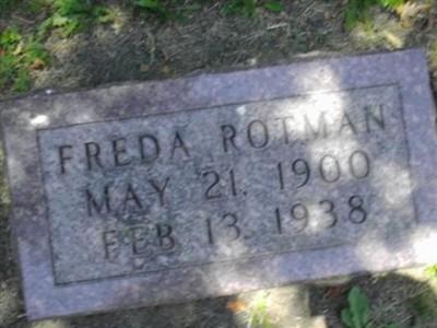 Freda Rotman on Sysoon