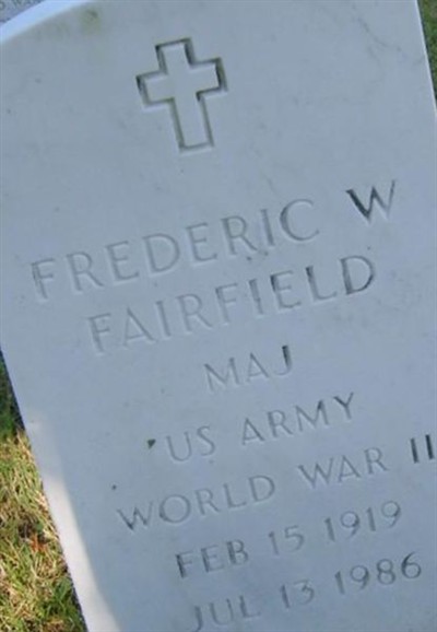 Frederic W Fairfield on Sysoon
