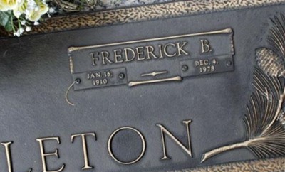 Frederick B Pendleton on Sysoon