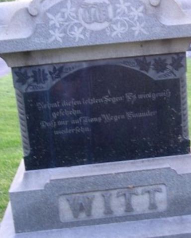 Frederick C.C. Witt on Sysoon
