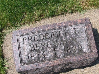 Frederick E Bergmann on Sysoon