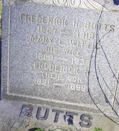 Frederick H Butts on Sysoon