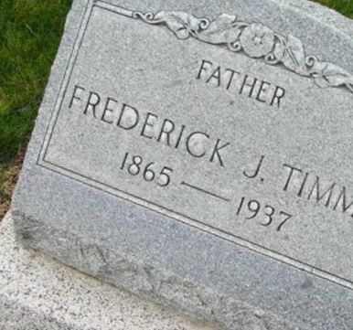 Frederick J. Timms on Sysoon