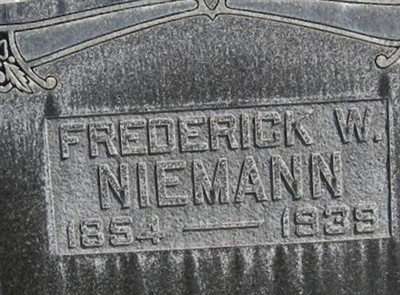 Frederick W Niemann on Sysoon