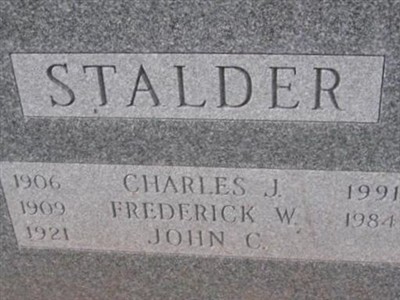 Frederick W Stalder on Sysoon
