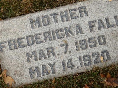 Fredericka Falk on Sysoon