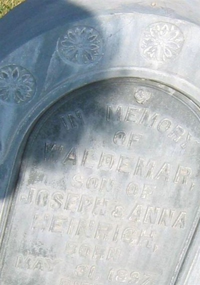 Frederik Waldemar Heinrich on Sysoon