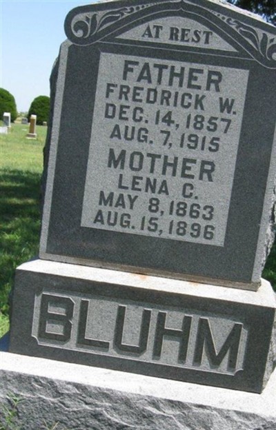 Fredrick W. Bluhm on Sysoon