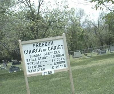 Freedom Church of Christ Cemetery on Sysoon