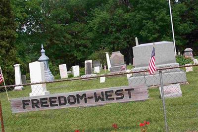 Freedom West Cemetery on Sysoon