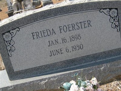 Frieda Ernestina Symmank Foerster on Sysoon