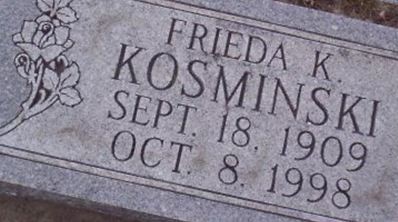 Frieda K. Kosminski on Sysoon
