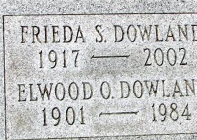 Frieda S Dowland on Sysoon
