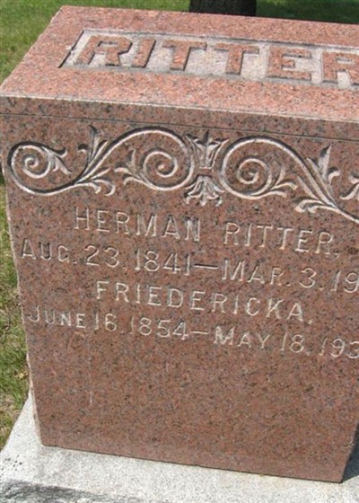 Friedericka Ritter on Sysoon